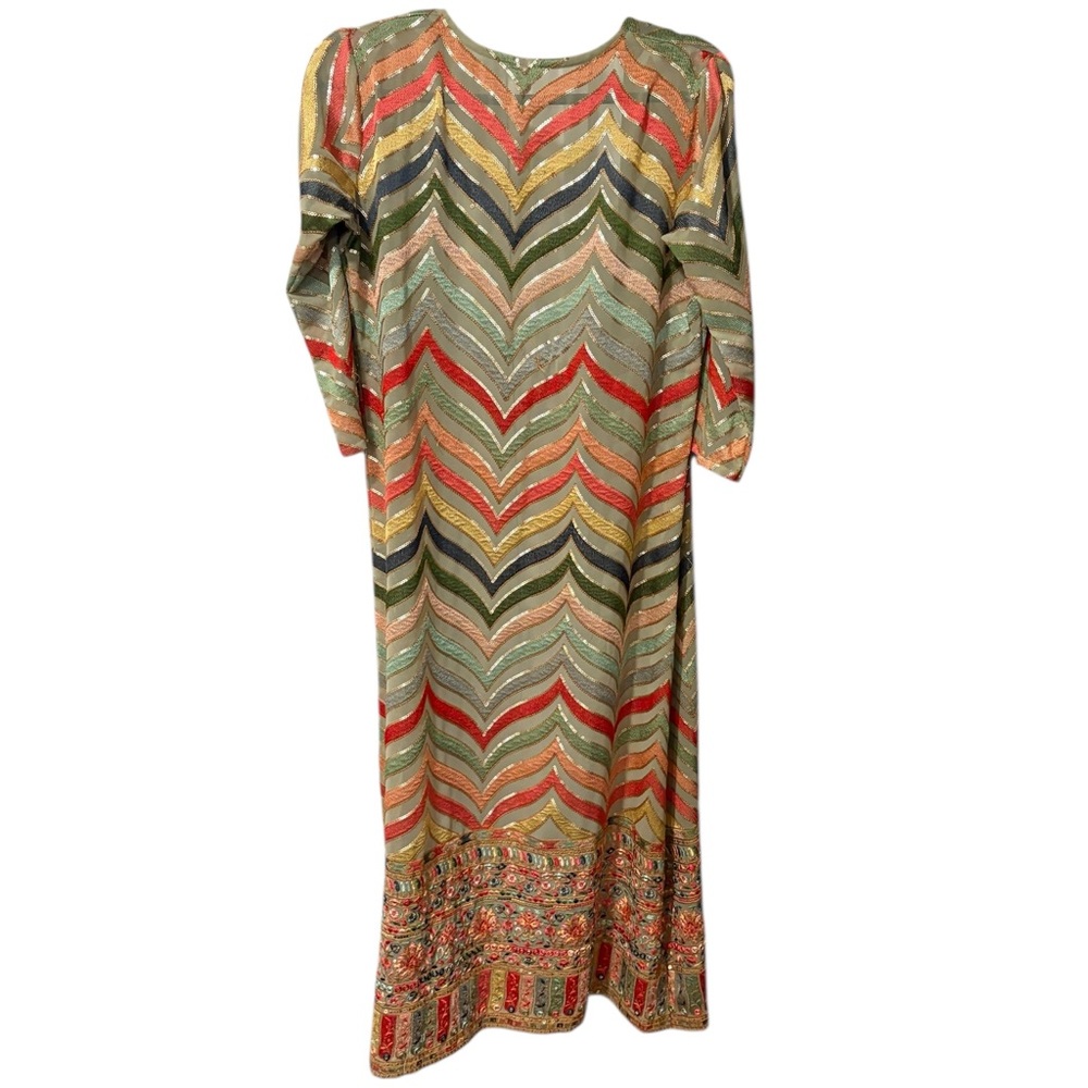 Colorful Chevron Pattern Kimono - Picture 3 of 6